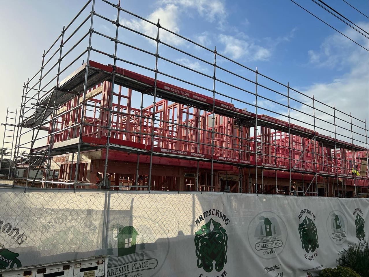 Terrace housing framing